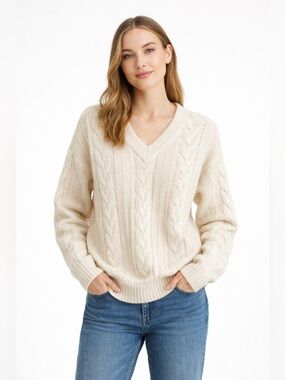 Naadam Cable Knit Sweater Cashmere wool S